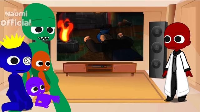 Rainbow Friends Different AU React To Origin of the Rainbow Friends II Gacha Club смотреть онлайн