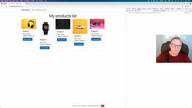 Współdzielenie obiektów pomiędzy widokami ASP.NET MVC, a aplikacją React JS смотреть онлайн