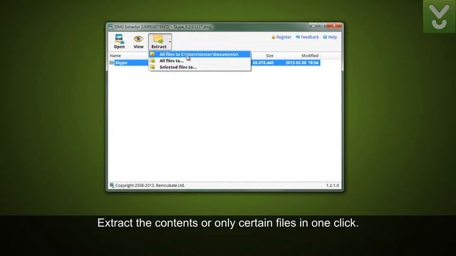 DMG Extractor - Expand DMG Files On Windows - Download Video Previews