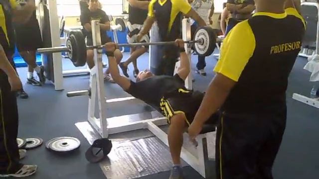 110 Kilos Press de Banca, desde otro ángulo! смотреть онлайн