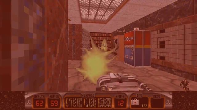 Прохождение Duke Nukem 3D Эпизод 3 Shrapnel City leve 11 Freeway Секретный уровень смотреть онлайн