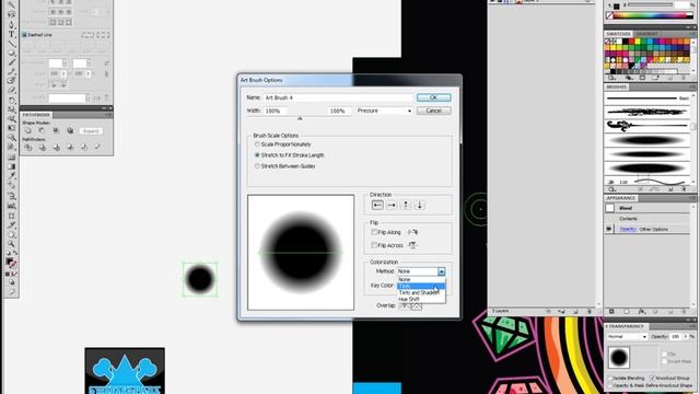 How to tutorial on making a blending ink brush in Adobe Illustrator-Swiftyspade смотреть онлайн