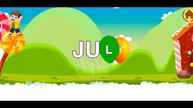 Name of Months for kids ! January February ! Learn Months of The Year | Spelling | English смотреть онлайн