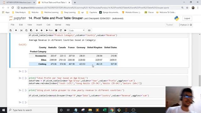 Pandas | 14. Pivot Table and Pivot Table Grouper смотреть онлайн