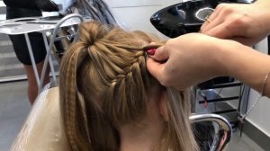 Детская прическа - корзинка