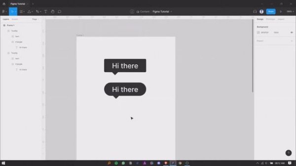 Tooltip in Figma  |  Figma tutorial for beginners  |  MrSid