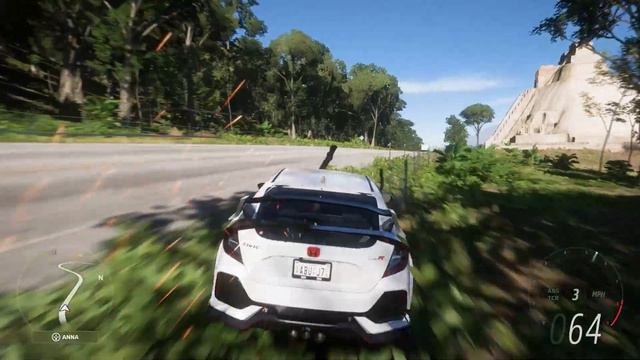 The New Honda Civic Forza Horizon 5 Gameplay from Xbox Series X смотреть онлайн