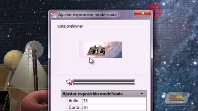 40.4-a Autocad 2013. Renderizado de Modelos 3D. смотреть онлайн