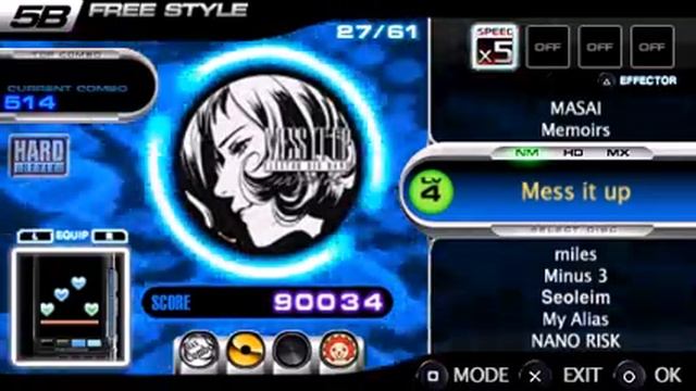 DJ Max Portable 2: Bot - Mess It Up (LVL 4) смотреть онлайн