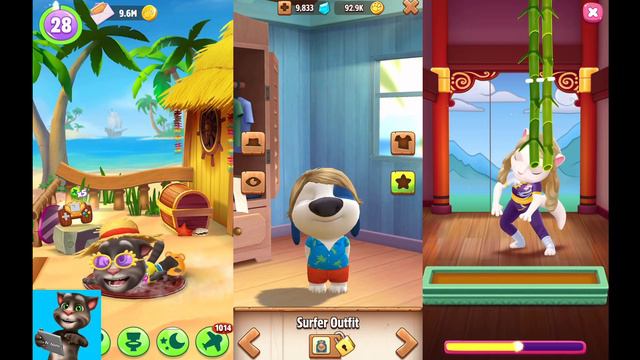 My Talking Tom 2 Vs My Talking Hank 2 Vs My Talking Angela 2