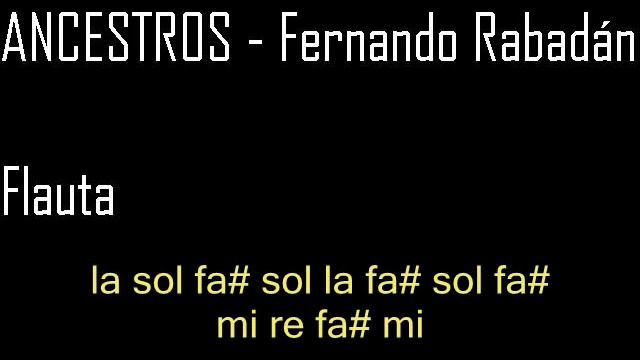 Ancestros   MIDI Com Notas Para Flauta