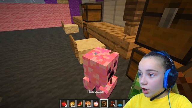 ПРИРУЧИЛА питомца КРИПЕРА в MINECRAFT! смотреть онлайн