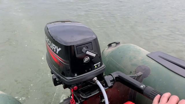 Mercury 9.9 light (9.8) обкатываем мотор. смотреть онлайн