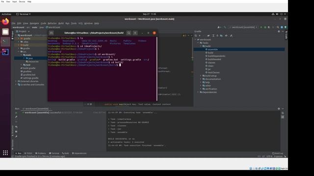 WordCount Example with IntelliJ IDEA on Ubuntu 20.4 смотреть онлайн