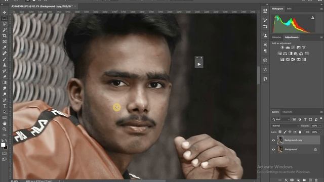 How to save any effect in photoshop | action making | in hindi | by mukeshmack смотреть онлайн
