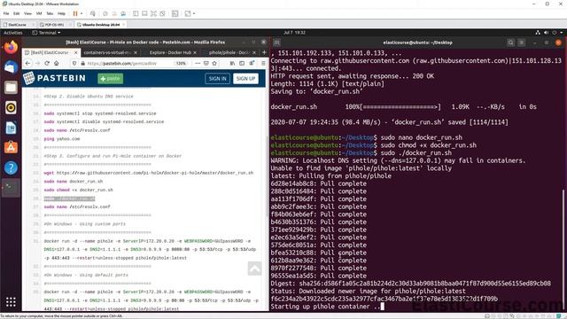 شرح تسطيب Docker Engine + Pi-Hole Ad Blocker علي لينكس اوبنتو Ubuntu смотреть онлайн