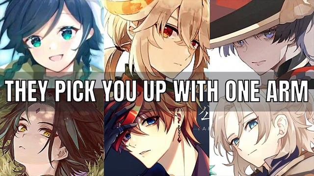 They pick you up with one arm - genshin impact x listener asmr смотреть онлайн
