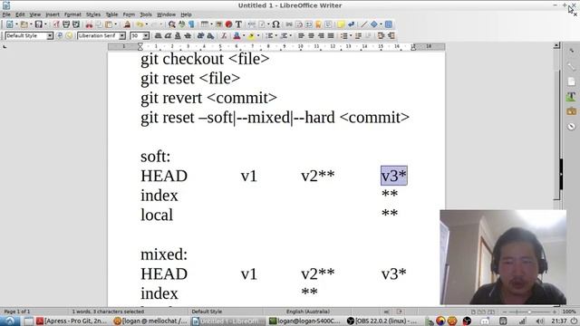 Undoing changes in git: git checkout, git reset, git revert, git reset смотреть онлайн