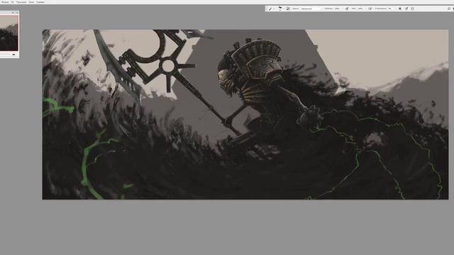 necron lord drawing process | space ART смотреть онлайн