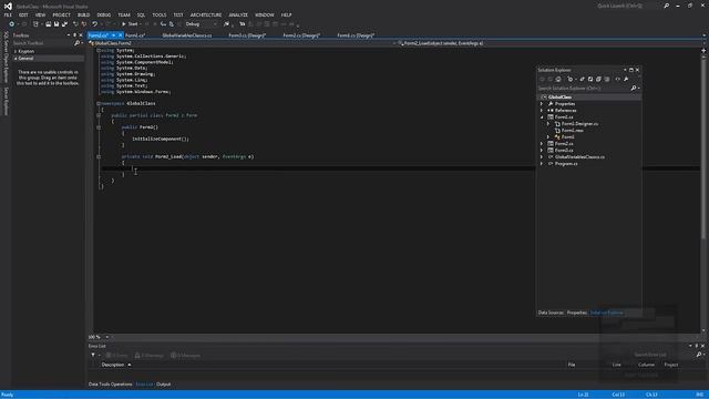 C# Global Variable Tutorial смотреть онлайн