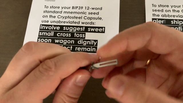 Step-by-step guide for putting BIP39 12-word & BIP39 24-word mnemonic seed onto the Capsule смотреть онлайн