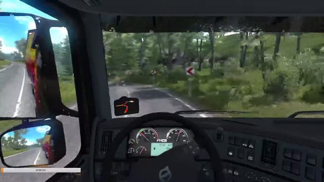 TruckersMP) Возим грузы, качаем уровень)))