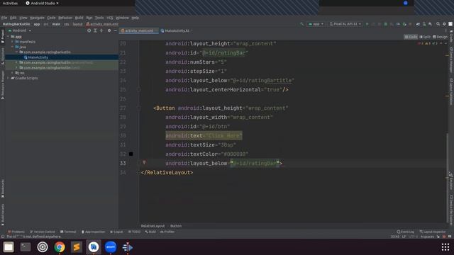 How to create Rating Bar in Android using Kotlin | Kotlin | Android Studio Tutorial - Quick + Easy смотреть онлайн