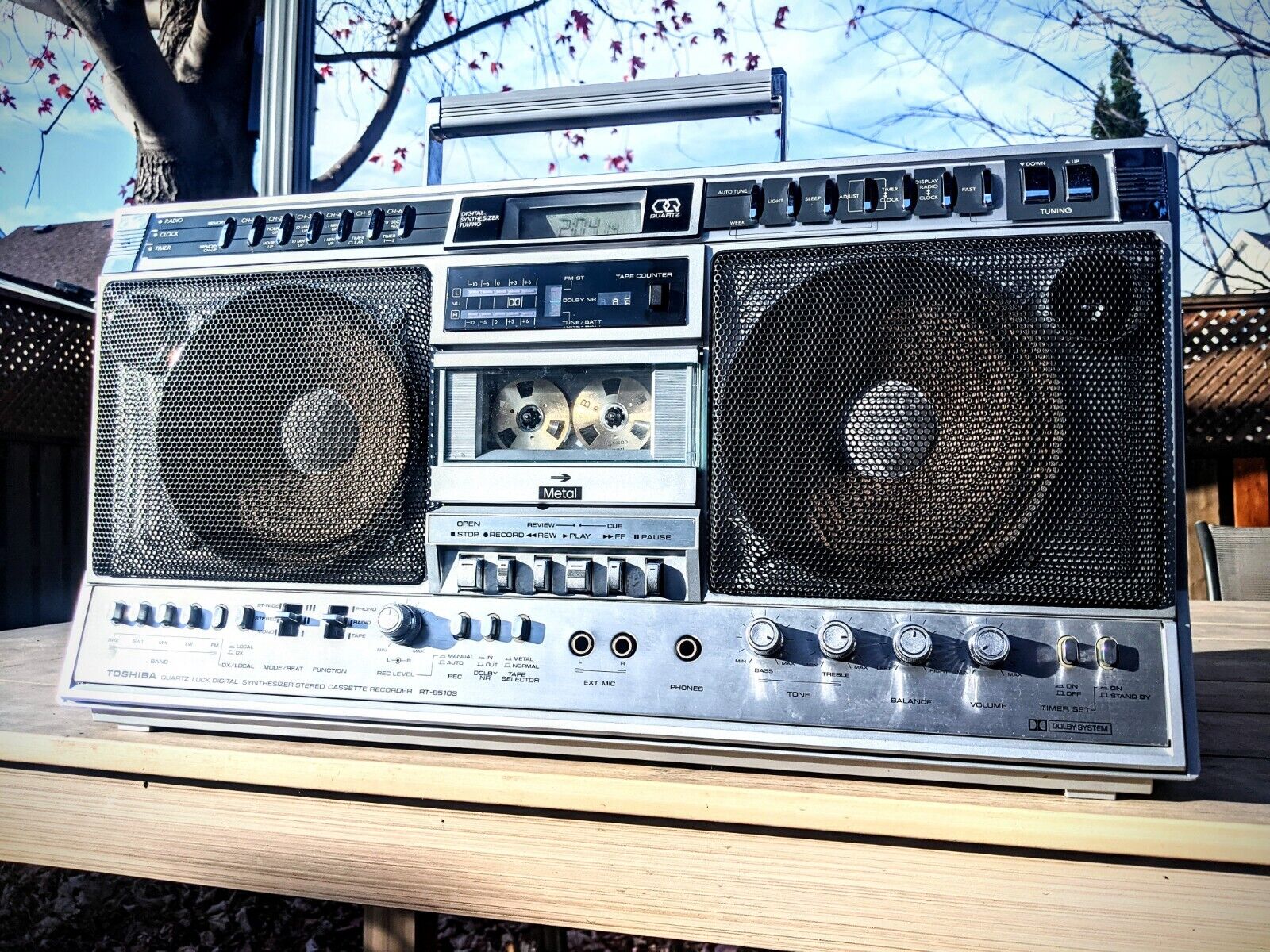 Toshiba Rt-9510s Boombox Ghettoblaster-ЯПОНИЯ.1983 ГОД