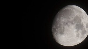 Как движется Луна: съемка в режиме реального времени