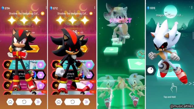 Shadow The Hedgehog ? Shadow Exe ? Hyper The Hedgehog ? Hyper Sonic Exe || Tiles Hop Gameplay ?? смотреть онлайн