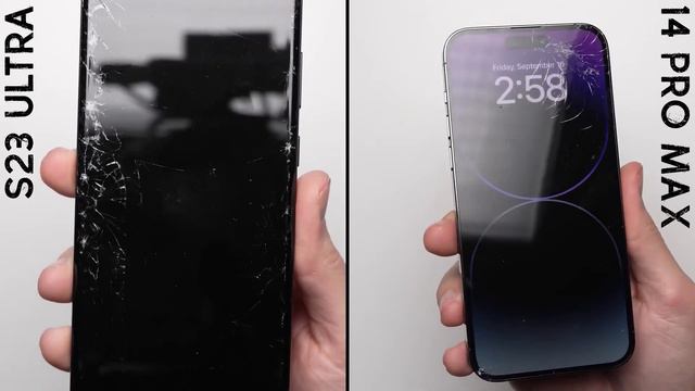 😱Что будет если iPhone 14 Pro Max и Samsung S23 Ultra уронить? (Краш Тест)❗️ смотреть онлайн
