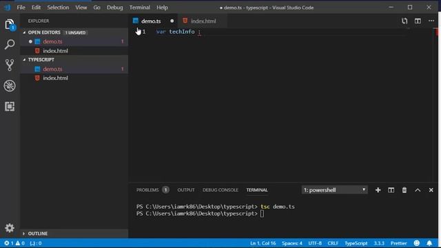 06 Variables in typescript смотреть онлайн