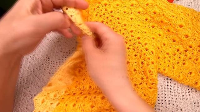 Кофточка из 2 ШЕСТИУГОЛЬНИКОВ , а может и КАРДИГАН, вязание КРЮЧКОМ ,crochet blouse ( В 334) смотреть онлайн