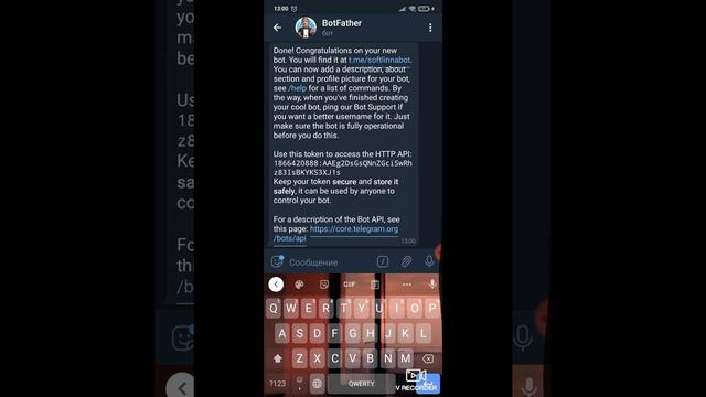 |🍦как сделать телеграмм бота🧸| смотреть онлайн