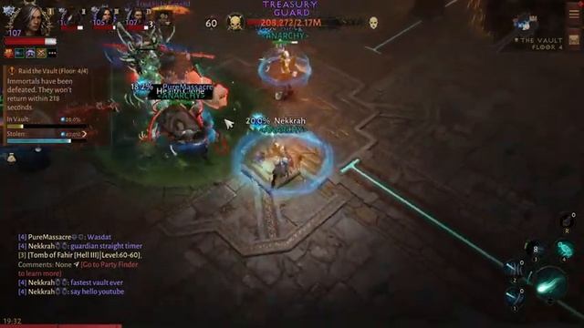 FASTEST SHADOW VAULT RAID! 4th floor against immortals смотреть онлайн