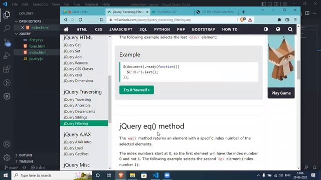 jQuery And AJAX API In Hindi || CSRIT India || смотреть онлайн