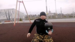 Гиря на попа как научиться, первая часть!