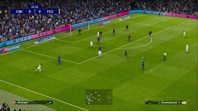 Карьера за игрока в PES 21. ЛЧ. ЦСКА - Цюрих