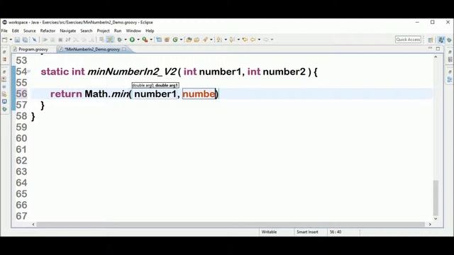 min number of 2 in groovy смотреть онлайн