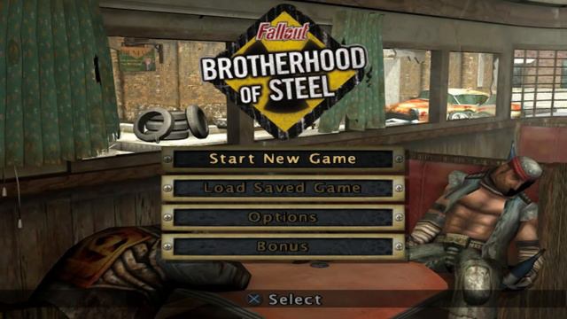 Fallout Brotherhood of Steel Title Theme Animatic (2003, Interplay) смотреть онлайн