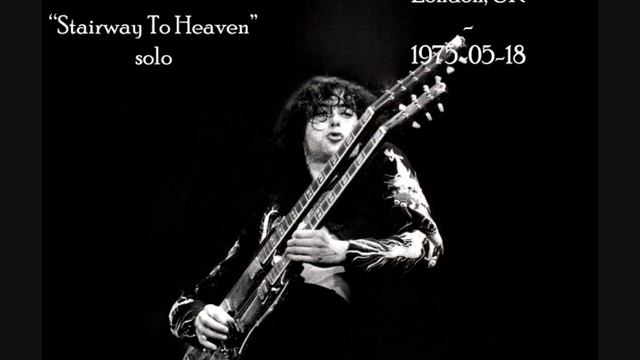 Led Zeppelin 1975 05 18 Stairway To Heaven solo смотреть онлайн