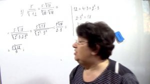 Освобождение от иррациональности радикалов в знаменателе.