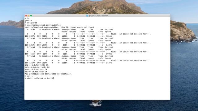 Build or Compile GCC 10 from source on macOS Catalina смотреть онлайн