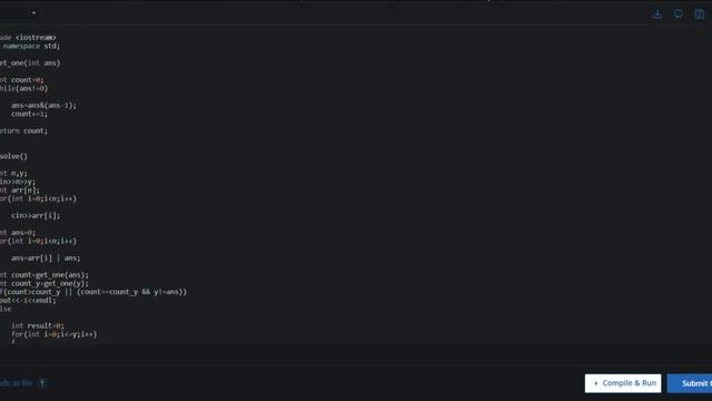 Codechef Starter 73 Div 4 Append For Or смотреть онлайн