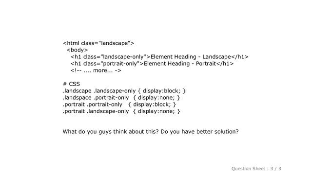 Android : CSS Media Query - Soft-keyboard breaks css orientation rules - alternative solution? смотреть онлайн