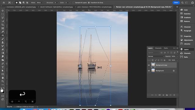 Content-Aware Move Tool in Adobe Photoshop смотреть онлайн