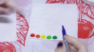 Как сделать радугу на бумажной салфетке Занятия с ребенком