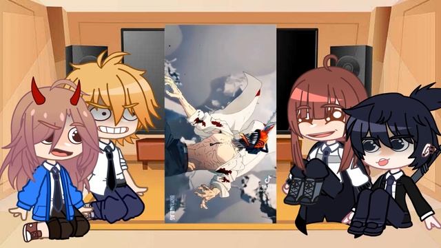 Chainsaw man react to future | Gacha club смотреть онлайн
