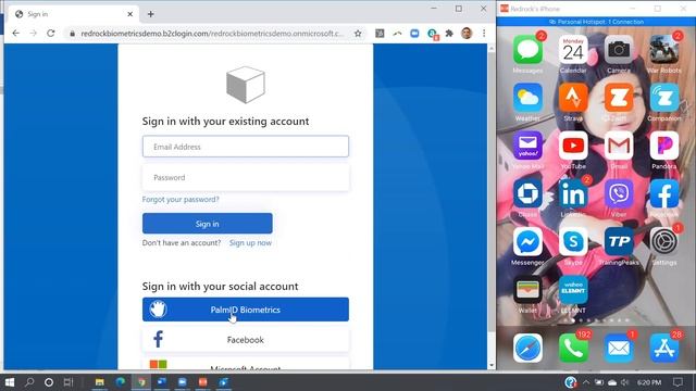 PalmID Sign-in for Azure AD B2C смотреть онлайн