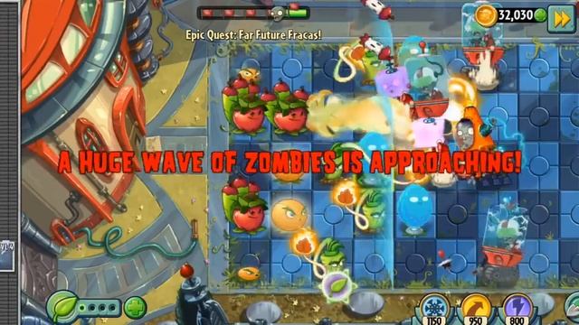 Far Future Fracas (Epic Quest) Day 26 - 35 | Plants vs Zombies 2 смотреть онлайн